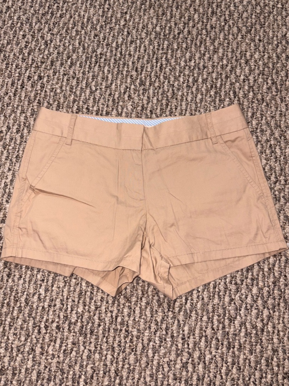 J. Crew Khaki Stretch Chino Bermuda Shorts